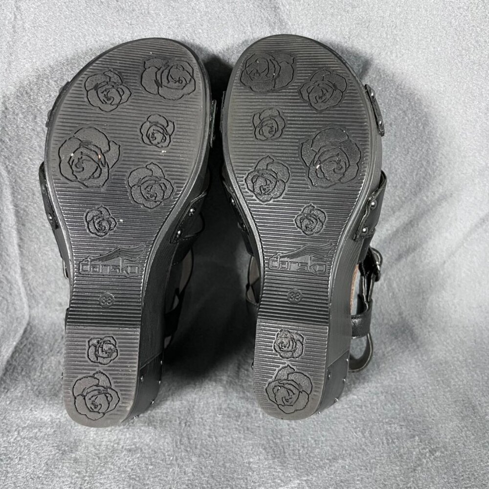 Dansko Frida Wedge Sandal Size 38 7.5-8 - Picture 5 of 6